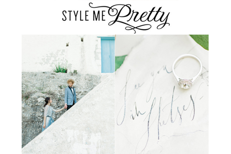 Style Me Pretty / Travel to Greece for a Breathtaking Wedding by the Sea / June 27, 2017