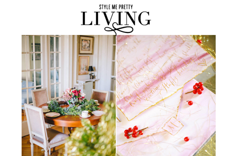 Style Me Pretty Living / The Ultimate Party Idea for an Intimate Girls Holiday Gathering / December 18, 2016